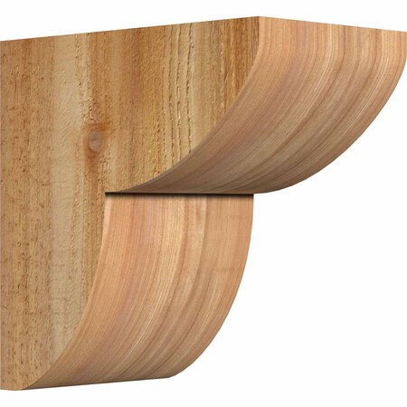Ekena Millwork Crestline Rough Sawn Corbel, Western Red Cedar, 6"W x 10"D x 10"H COR06X10X10CRE00RWR